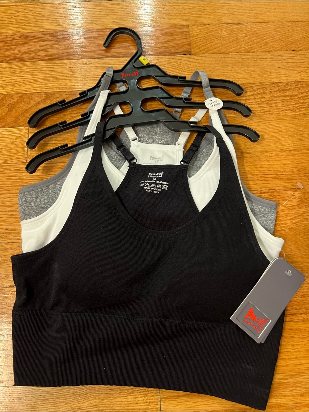 Pro-fit Ribbed Tank Top 3 Pack